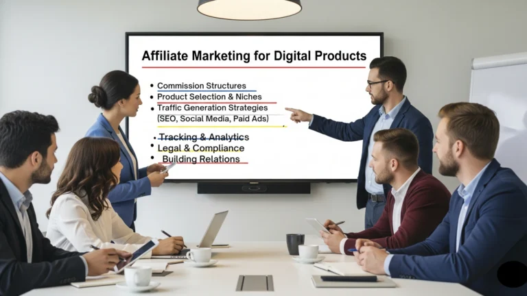 a group in a conference