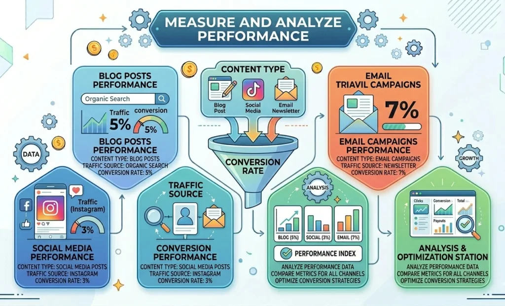 infographic of Measure and Analyze Performance