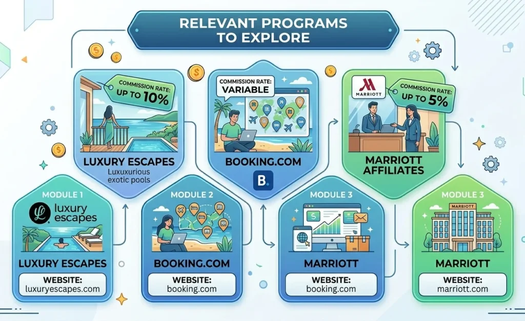 infographic of Relevant Programs to Explore