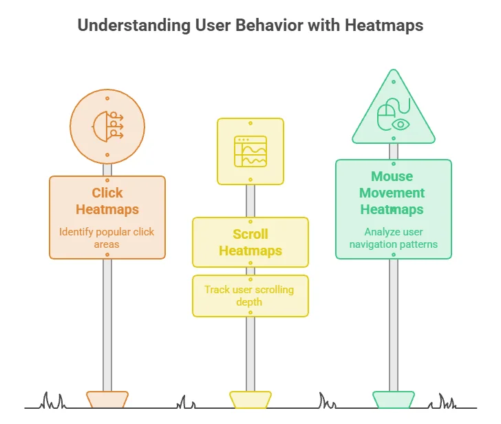 infographic of Types of Heatmaps