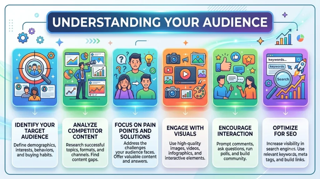 infographic image of Understanding Your Audience for Effective "Versus" Content