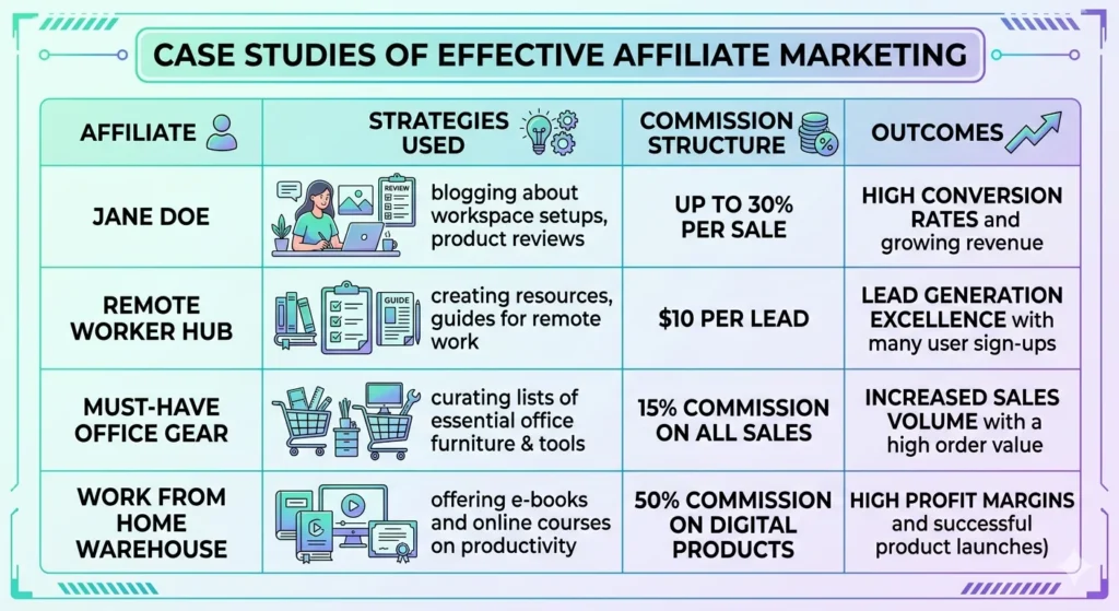infographic of case studies