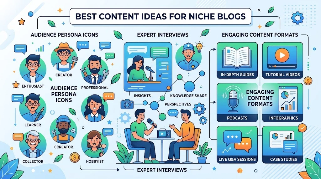 Niche blogging strategies and audience persona guide